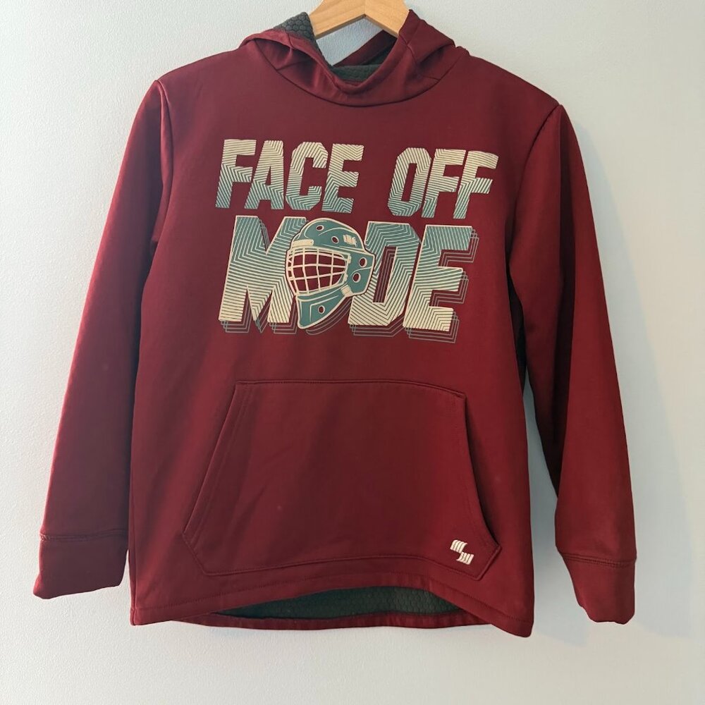 Children’s Place Active Boys Hockey Hoodie Size Large 10/12  NWOT